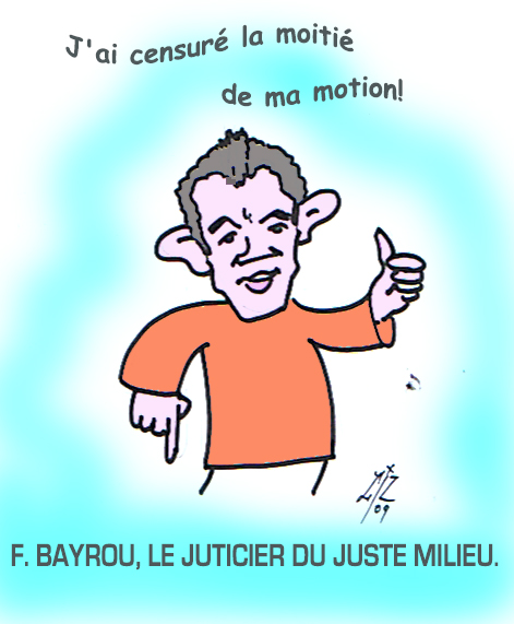 Bayrou justicier 27 01 09