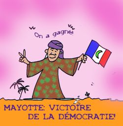 Mayotte Victoire de la Démocratie 30 03 09