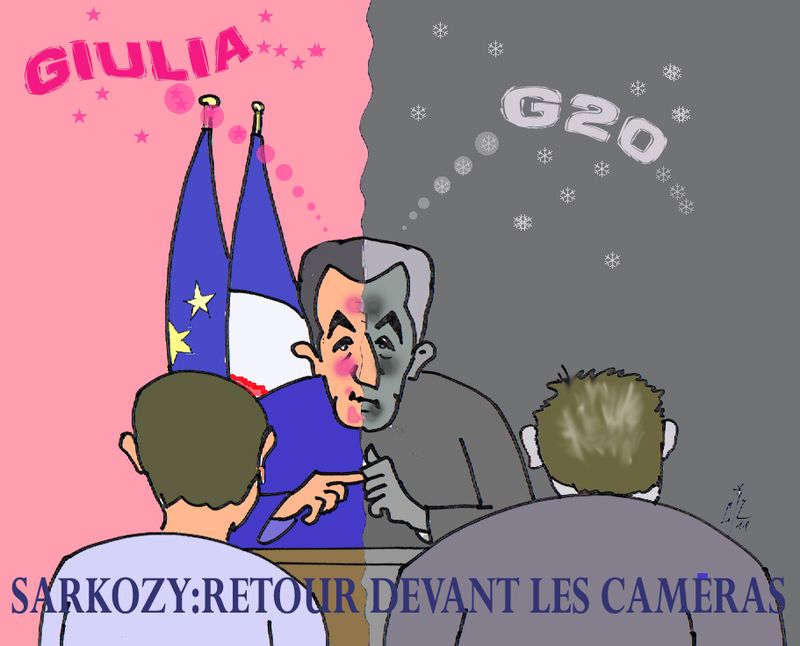 32 Intervention N;Sarkozy TV  29 10 11