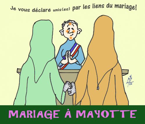 Mariage (gay) à Mayotte  14 09 12