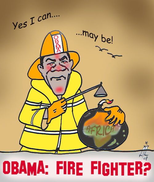 OBAMA Fire fighter 12 12 08 