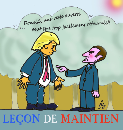 Macron et Trump 16 07 17