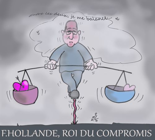 Hollande Roi du comprom  19 01 14