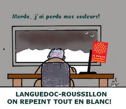 REGIONS:ON REPEINT TOUT EN BLANC! 