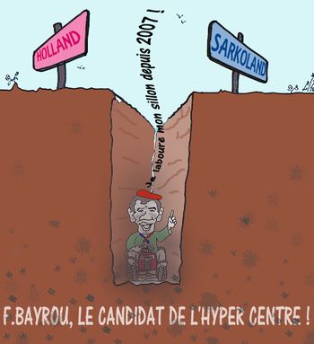 Bayrou candidat de l'hyper centre  14 02 12