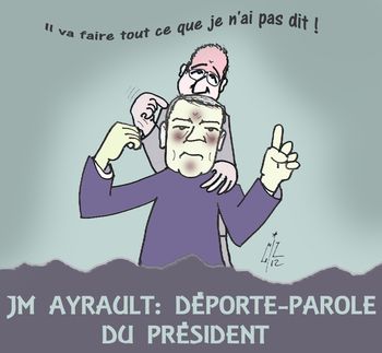 Ayrault déporte parole du Président 05 07 12