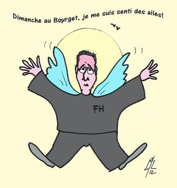 Hollande au Bourget 25 01 12